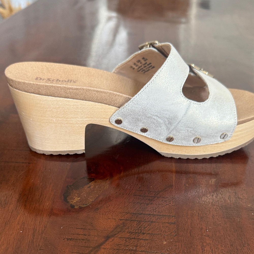 Dr. Scholl's Women's Original Vibe Soft Gold and Tan NWOT - Picture 5 of 7